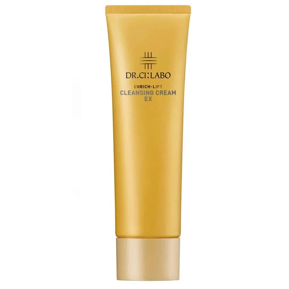 Dr.Ci:Labo Enrich Lift Cleansing Cream Limpiador Facial 3 en 1 – 120g | Cuidado Antiedad Avanzado y Potenciador de la Luminosidad