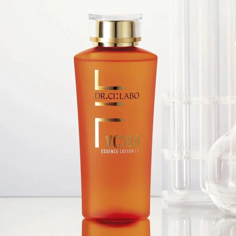 Dr.Ci:Labo Loción Esencial VC100 Tónico Refinador de Poros – 150ml | Piel Suave, Translúcida y Cuidado de Poros