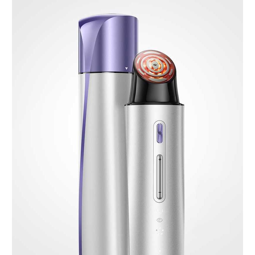 FLOSSOM Dispositivo de belleza RF inteligente Small Purple Bullet – RF variable de 0.5-2.5MHz | Impermeabilidad IPX7 | Levantamiento facial y ocular