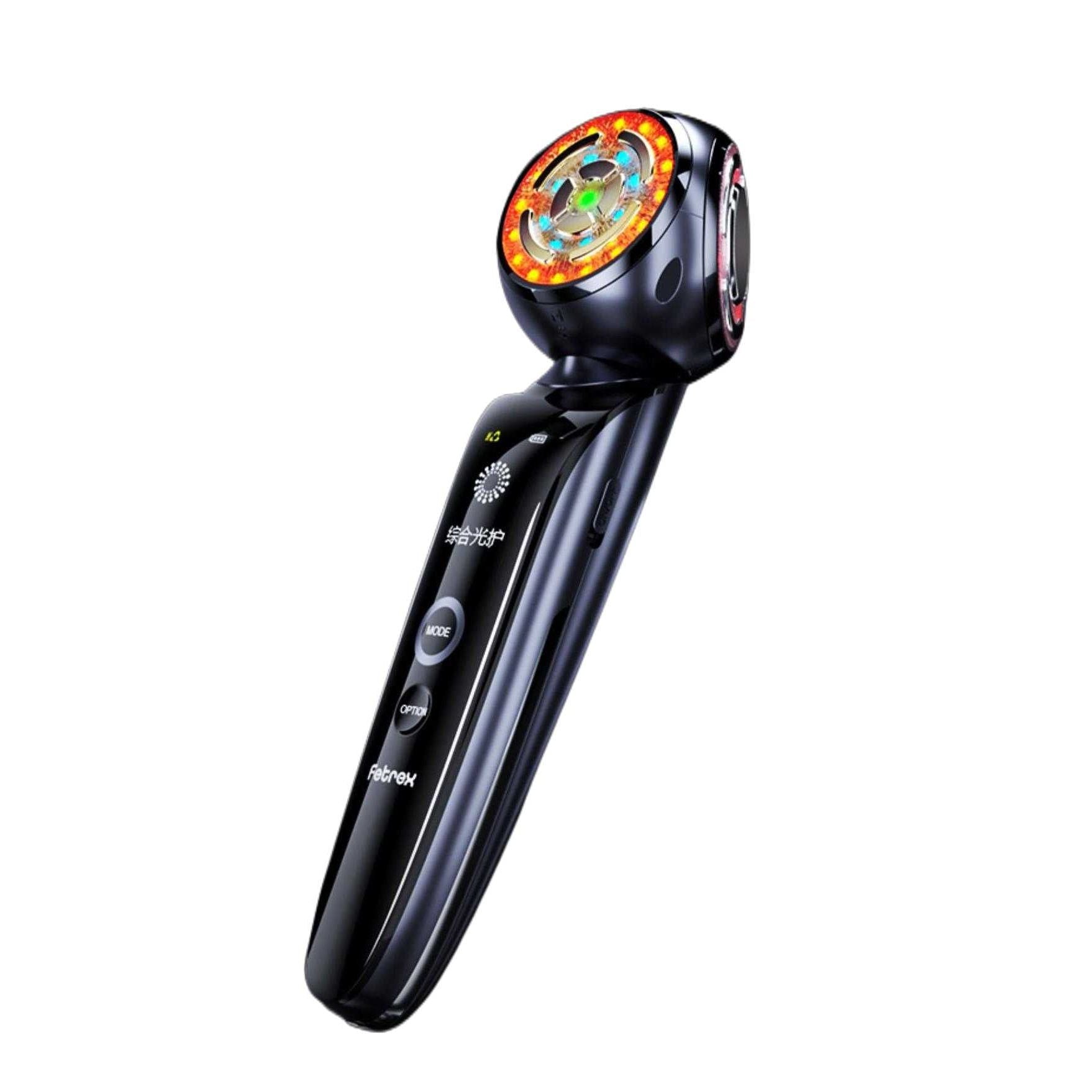 Dispositivo de Belleza RF Fetrex 3X de Conversión de Frecuencia – 12 Funciones | RF de 1-3MHz, EMS, Nanoatomización y LED