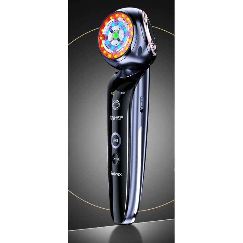 Dispositivo de Belleza RF Fetrex 3X de Conversión de Frecuencia – 12 Funciones | RF de 1-3MHz, EMS, Nanoatomización y LED