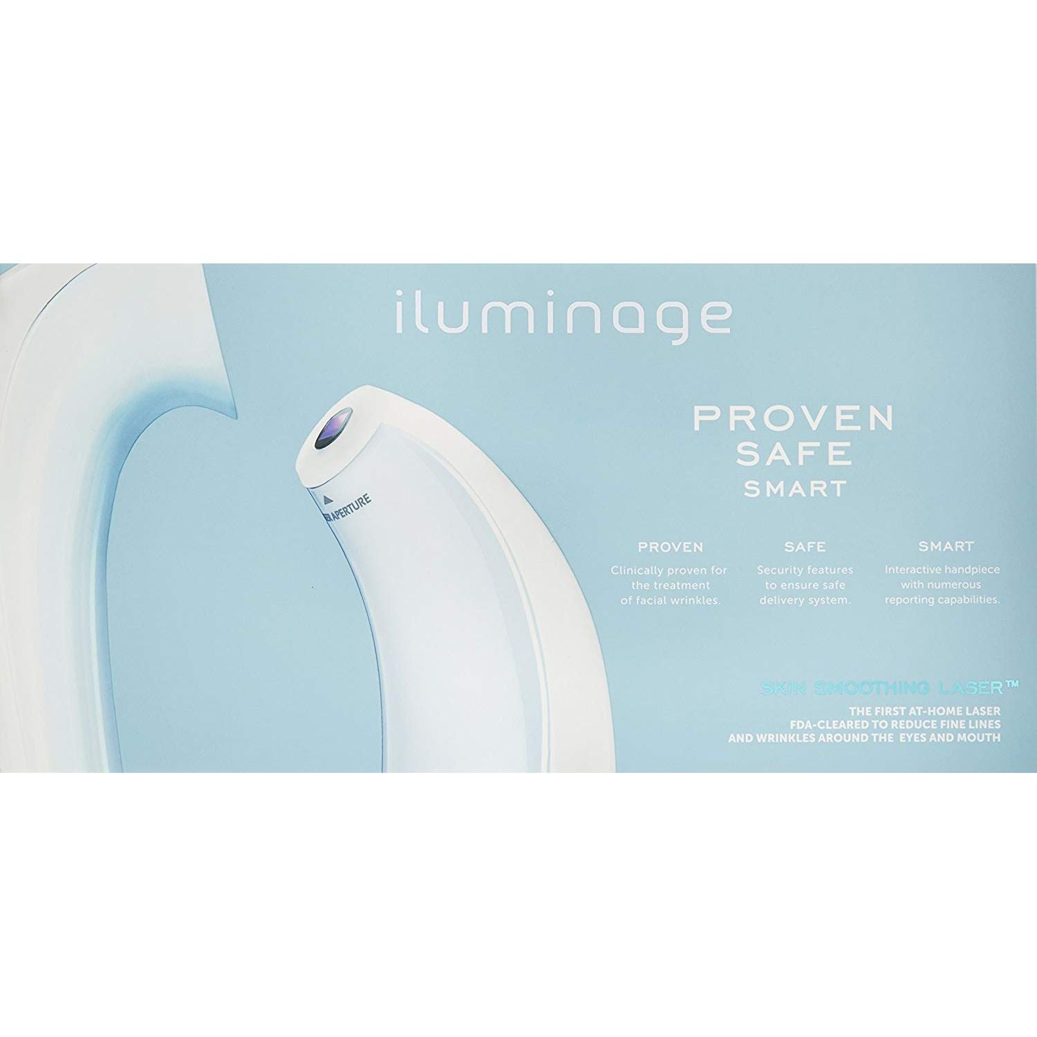 ILUMINAGE At-Home Skin Smoothing Laser Anti-Aging Device (FDA-Cleared)