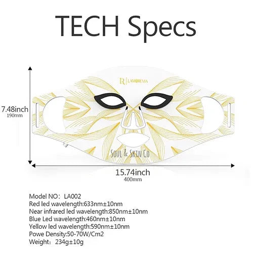 Mascarilla LED LAMOREVIA