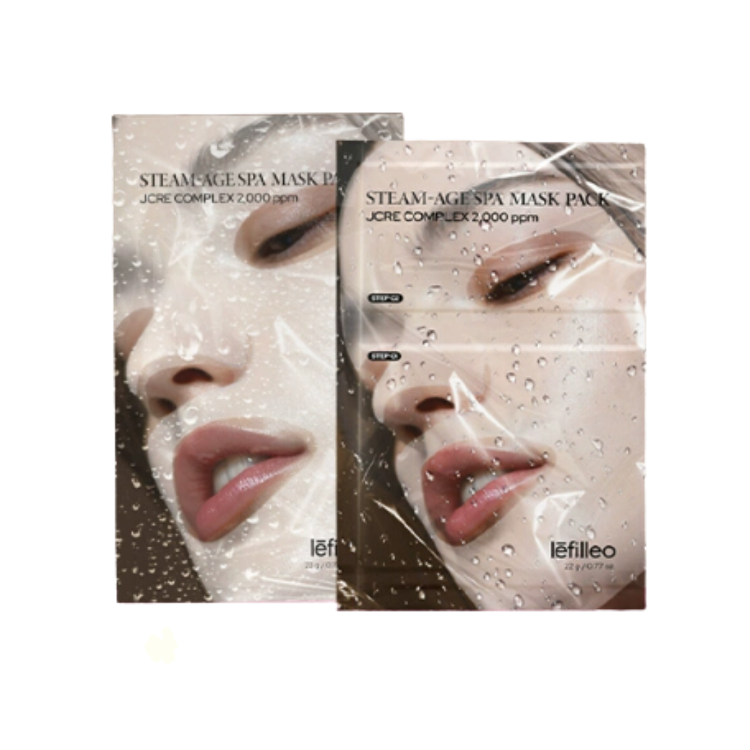 Lefilleo Steam Age Spa Mask Pack 22g x 5 Count – Deep Hydration & Renewal