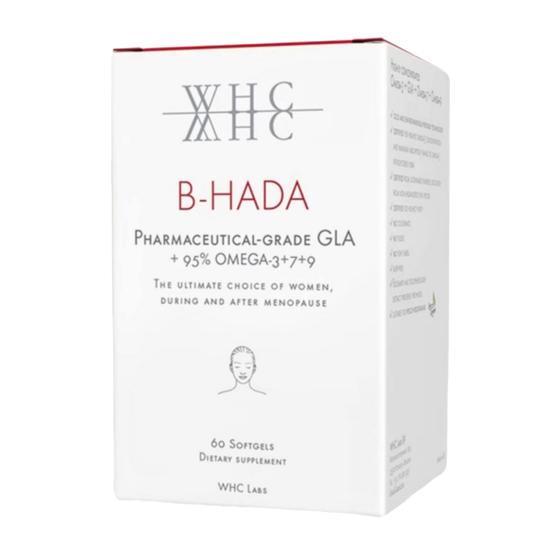 WHC B-HADA White Moonlight GLA Four-Omega Fish Oil – 60 Softgels