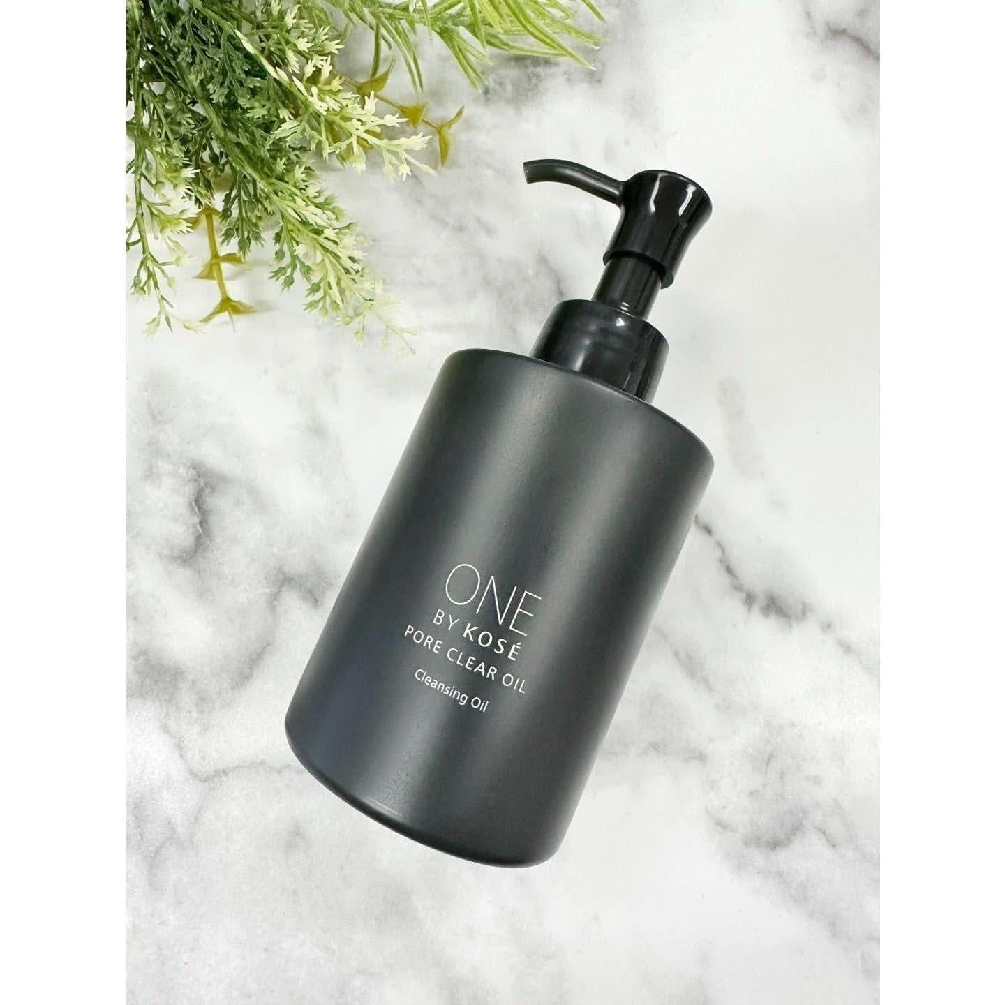 One By Kosé Pore Clear Cleansing Oil – 180ml | Aceite Limpiador Hidratante y Purificador de Poros Profundos con Aroma Floral Verde