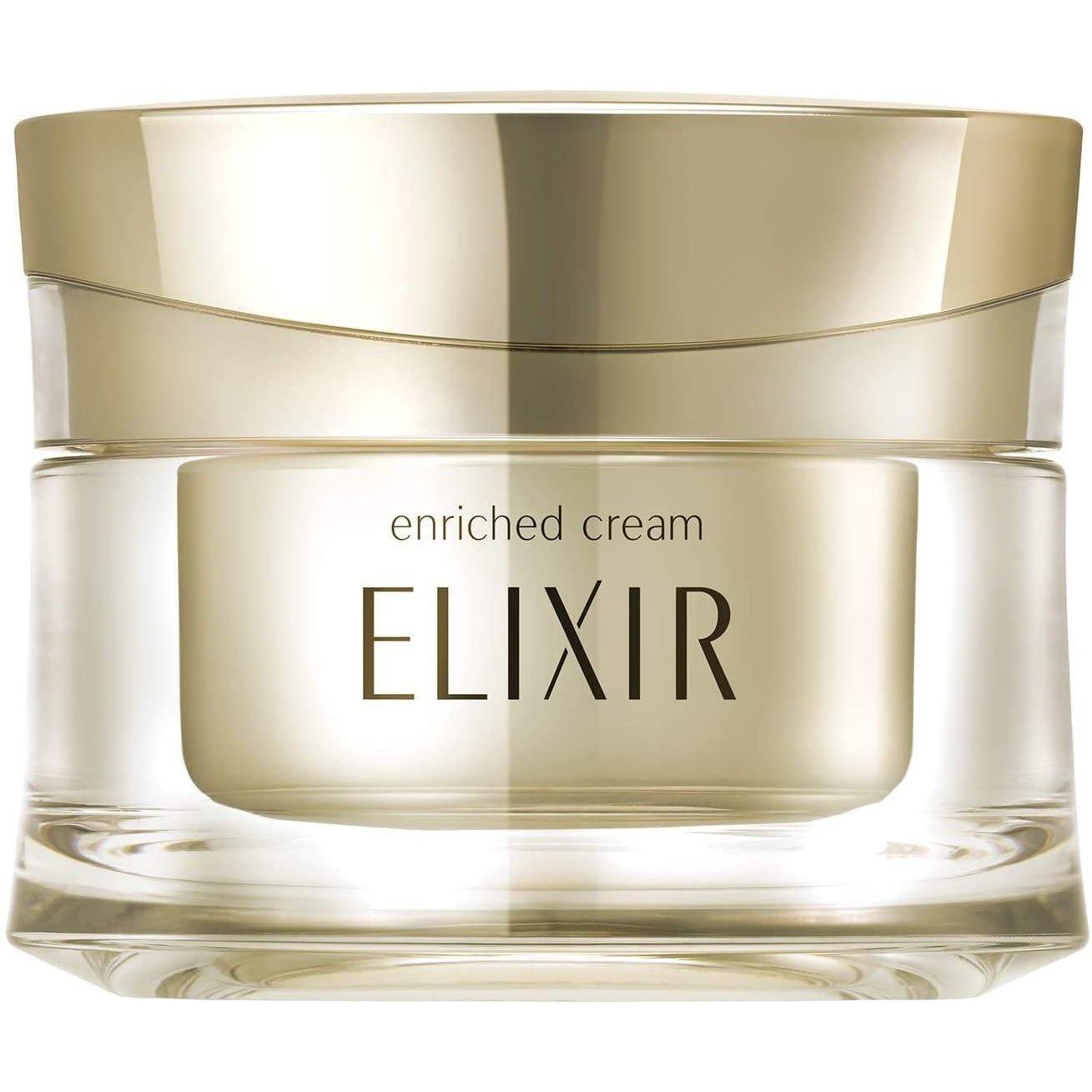 Shiseido Elixir Superieur Enriched Cream – 45g | Reafirmante e Hidratante Intenso de Noche