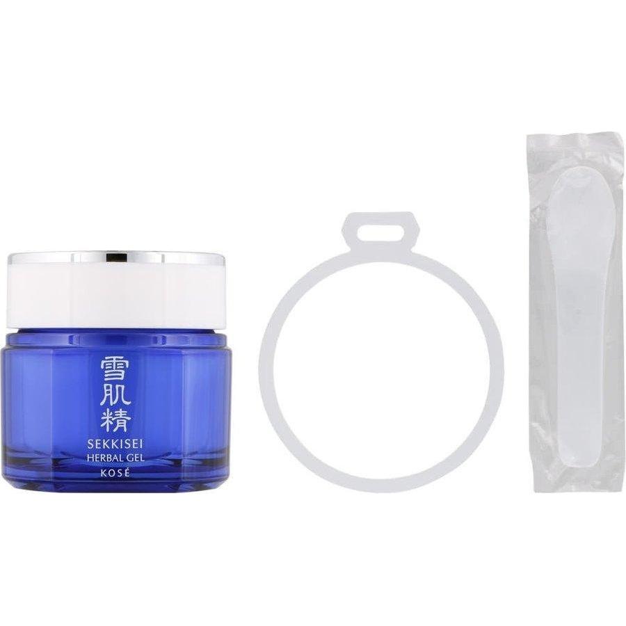 Kosé Sekkisei Herbal Gel – 80 g | Gel botánico japonés 6 en 1 para la hidratación, luminosidad y elasticidad de la piel