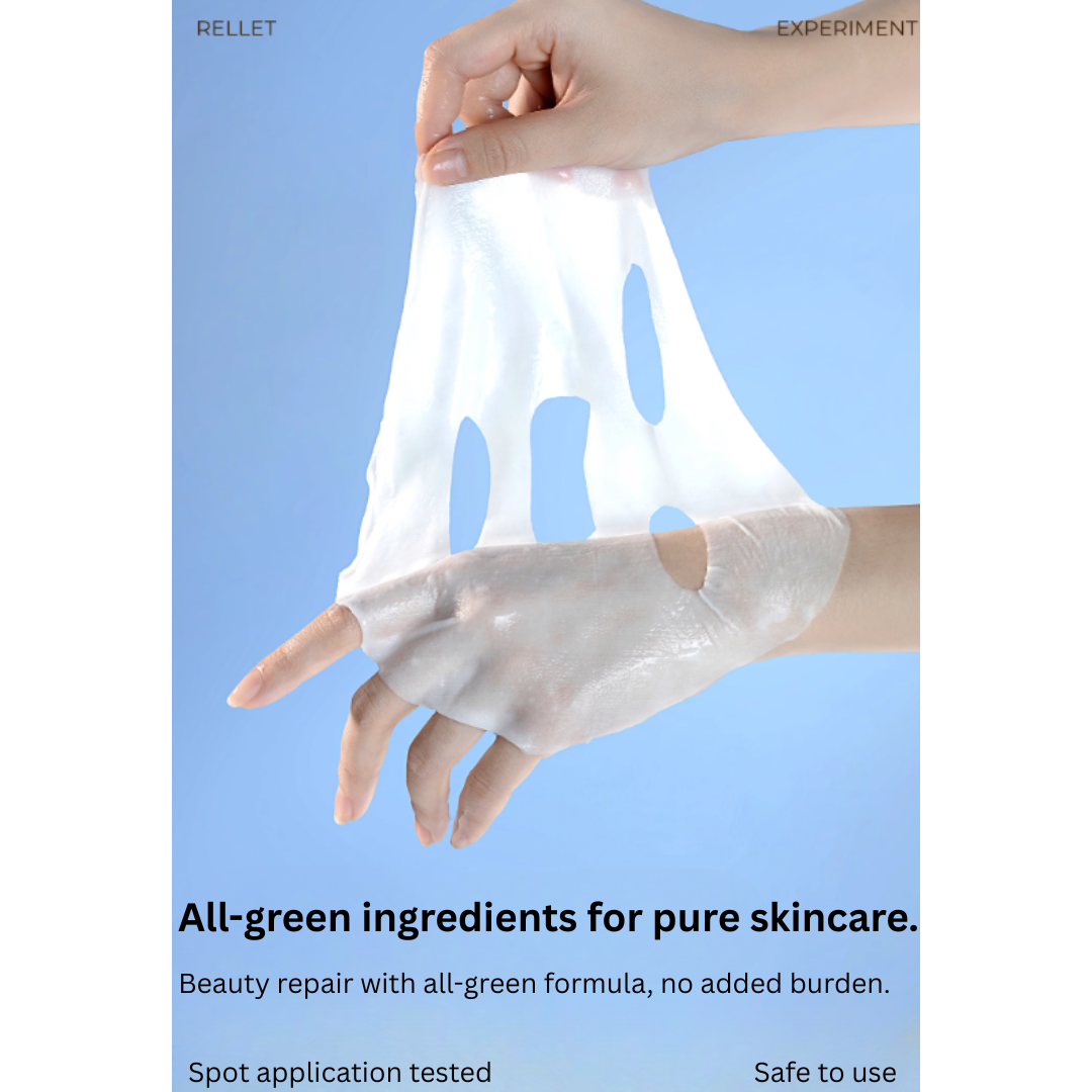 Mascarilla de Ácido Hialurónico Rellet 28g X 5 Unidades – Hidratación y Luminosidad