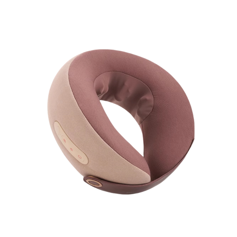 BREO C2 Neck Massager – 4D Wave Kneading, 42°C Infrared Heat & 3 Modes | Hands-Free Cervical Relief