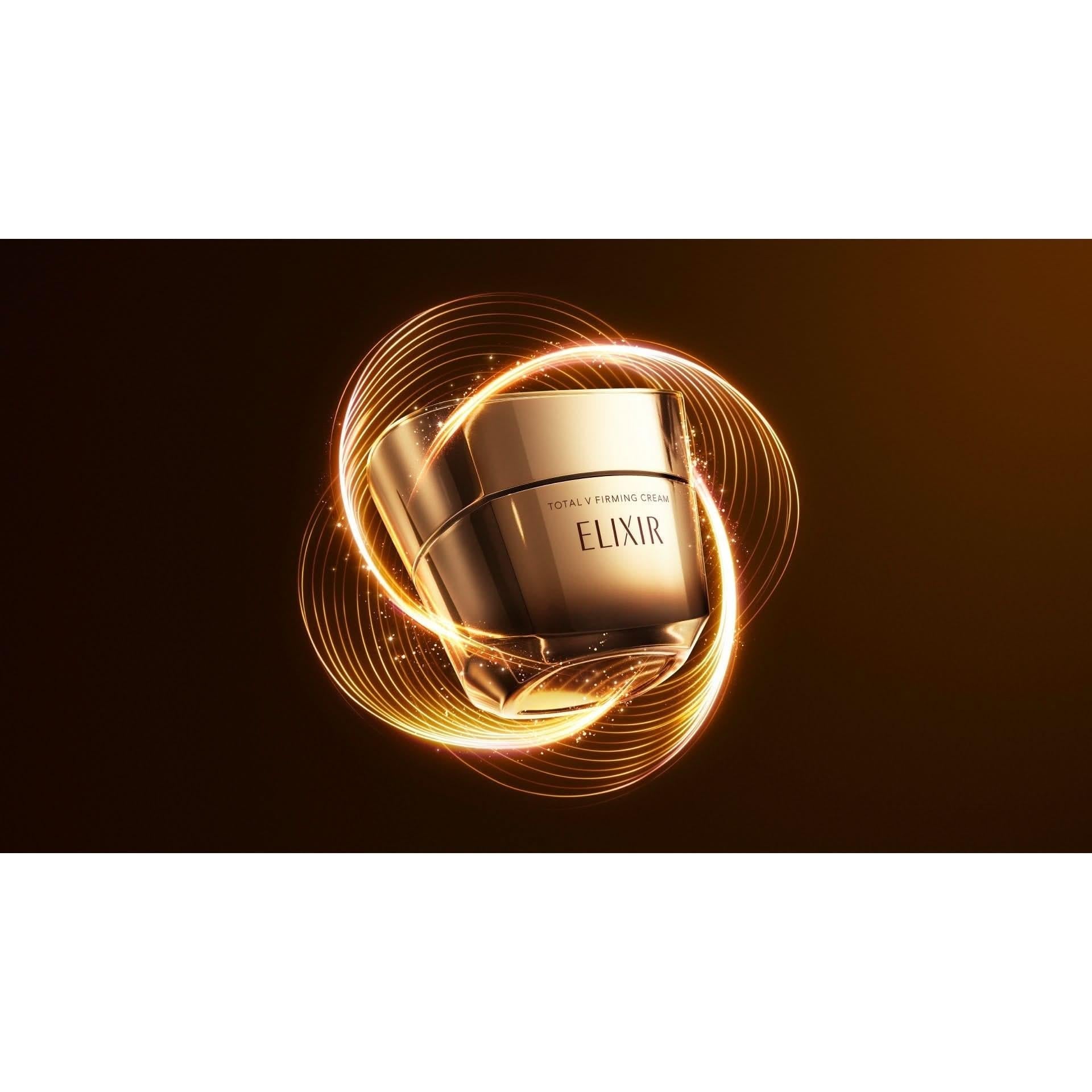 Shiseido Elixir Total V Wrinkle Firming Cream – 50g | Solución Avanzada Reafirmante y Antiedad