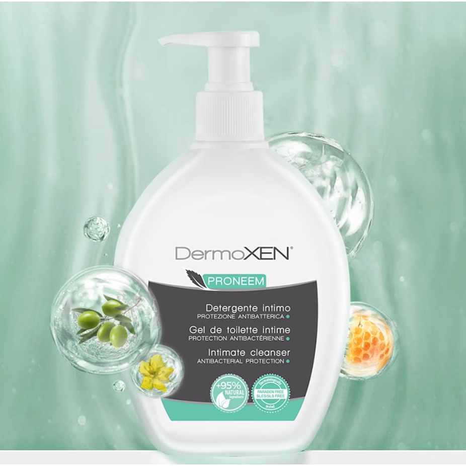 DERMOXEN Female Propolis Intimate Cleanser – 200ml | Gentle Daily Intimate Wash with Natural Propolis Extract