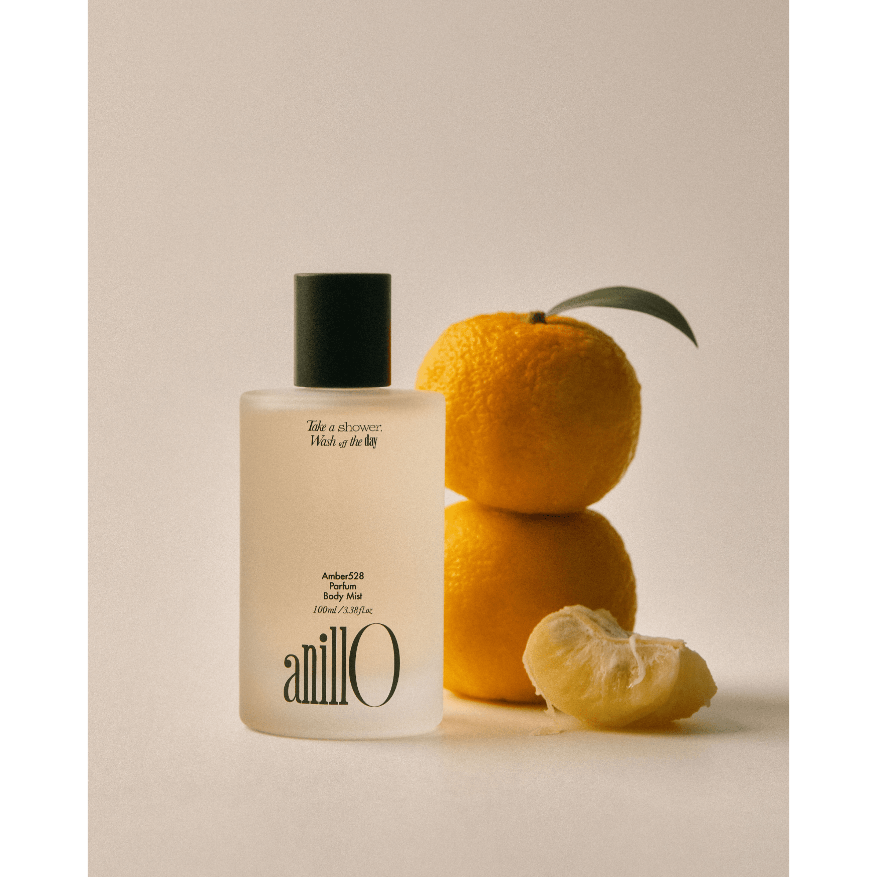 Anillo Amber528 Perfume corporal en espray – 100ml | Fragancia refrescante, hidratante e impregnada de cítricos