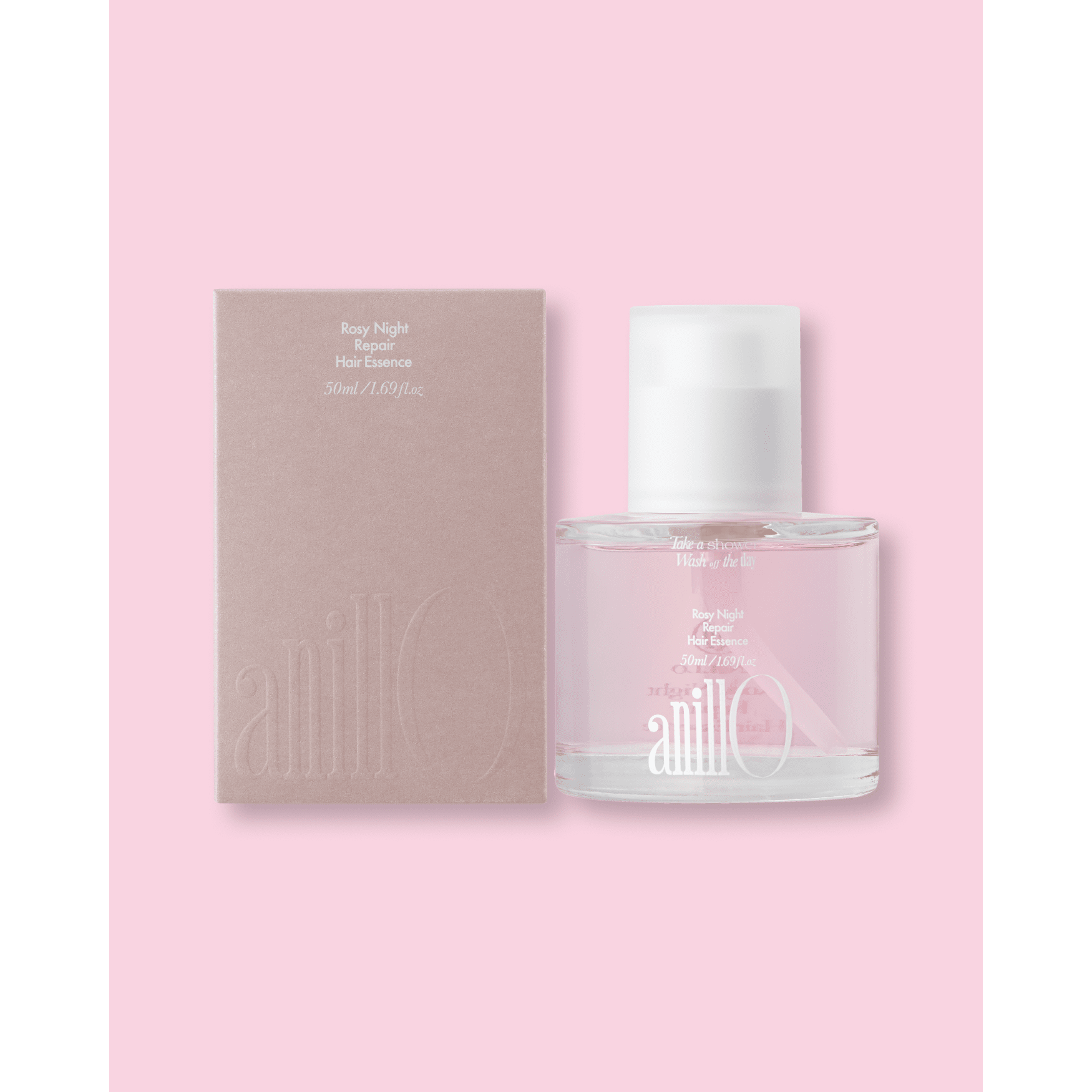 Anillo Rosy Night Repair Hair Essence – 50ml | Aceite Nutritivo de Rosa Mosqueta para un Cabello Suave y Resistente