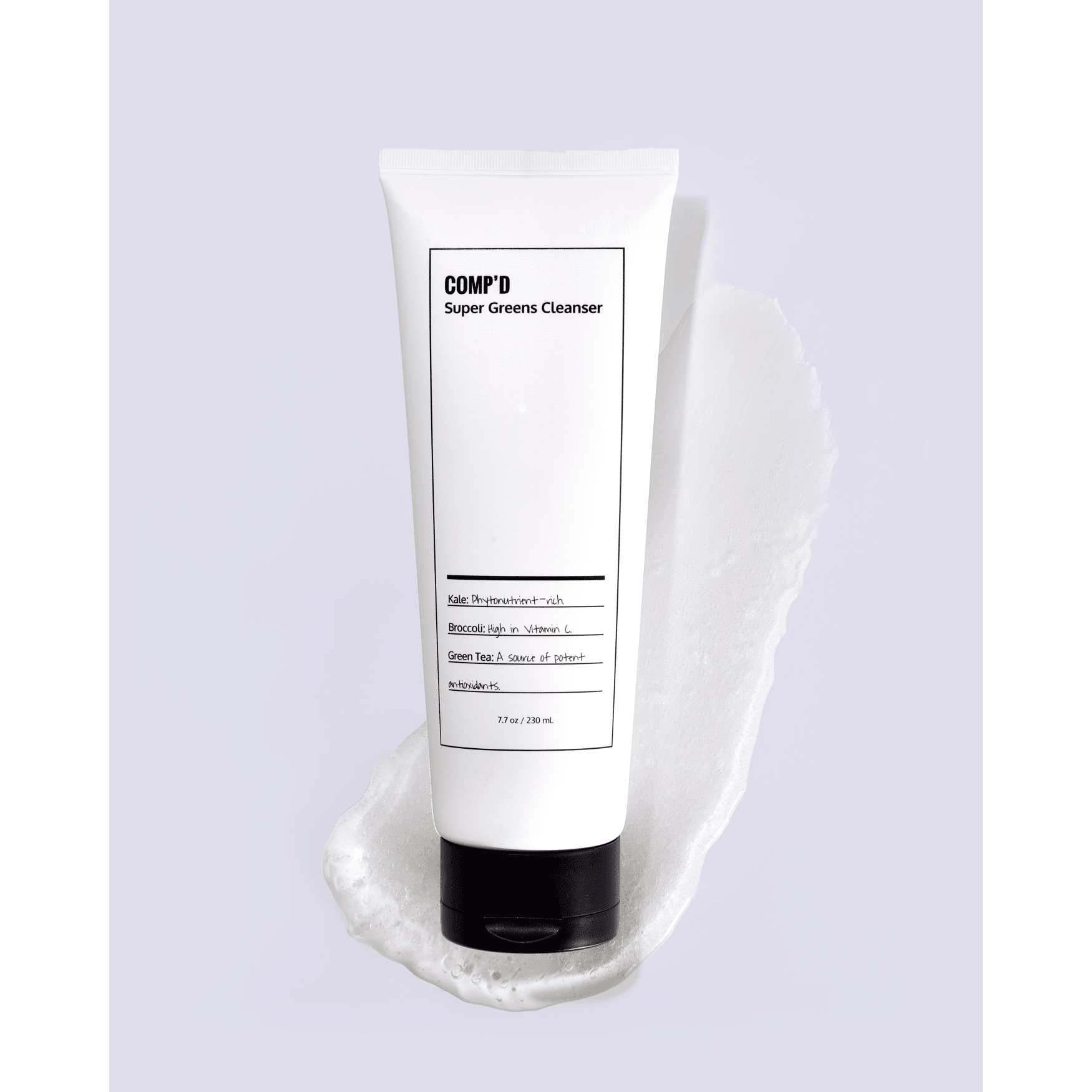 Limpiador Super Greens de cortesía - 230 ml | Limpiador facial diario rico en antioxidantes
