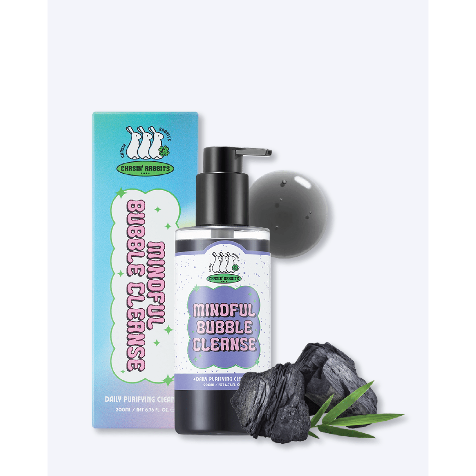 Chasin’ Rabbits Mindful Bubble Cleanse – 200ml | Limpieza Desintoxicante, Hidratante y Suave