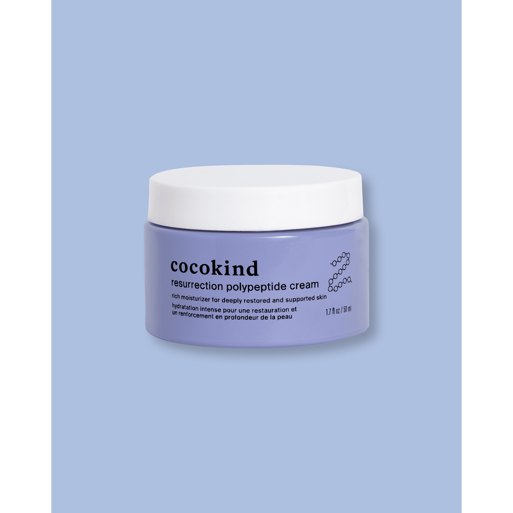 Cocokind Crema de polipéptidos Resurrection – 50ml | Hidratación profunda y humectante antiedad