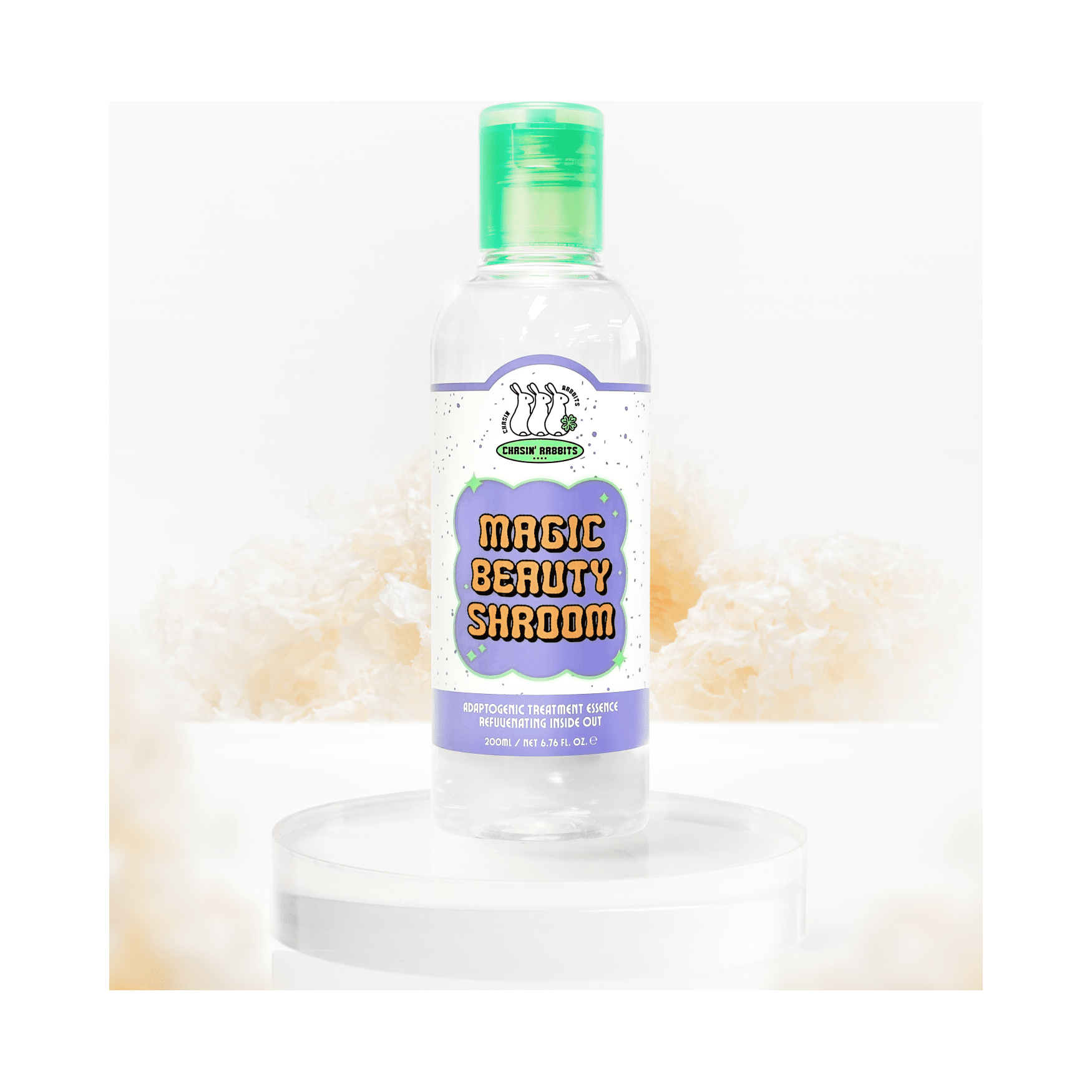 Chasin’ Rabbits Magic Beauty Shroom – 200ml | Esencia hidratante y voluminizadora con hongo Tremella