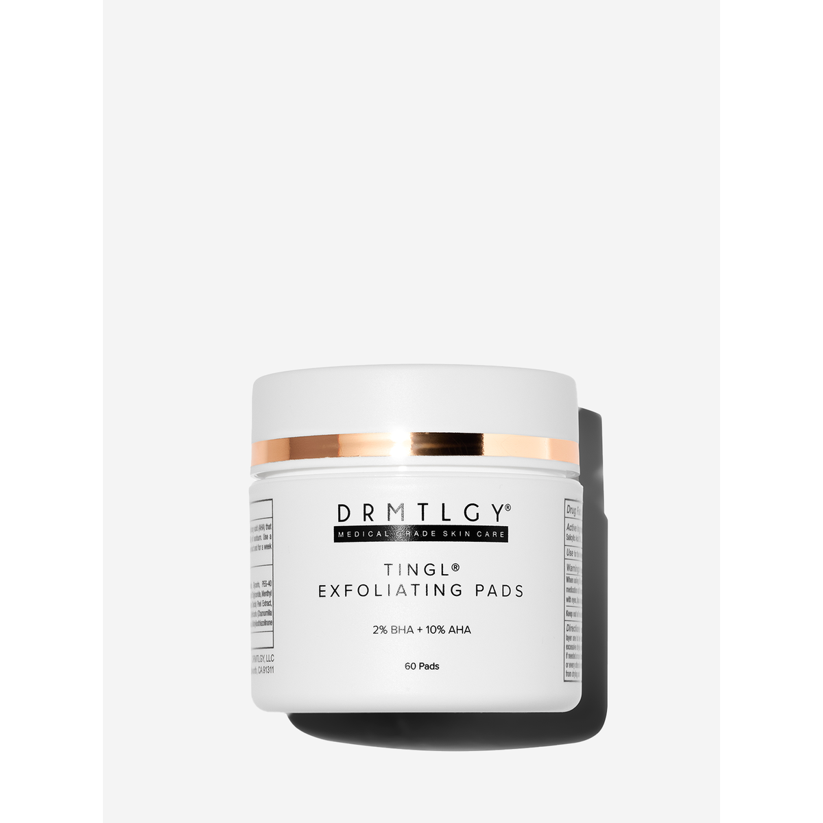 DRMTLGY TINGL Exfoliating Face & Body Pads – 60 Pads