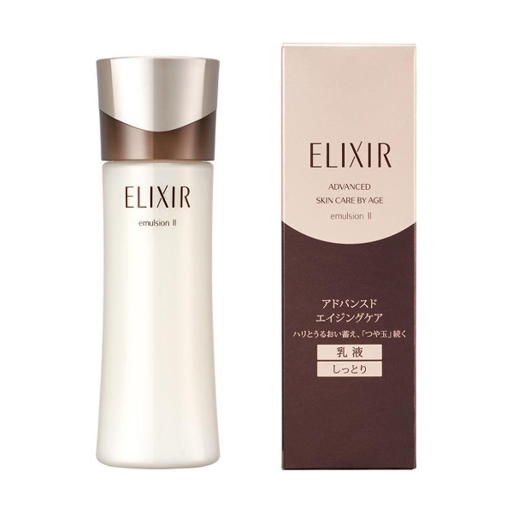 Shiseido Elixir Advanced Emulsion – 130ml | Leche Facial Antiedad para una Piel Radiante y Flexible