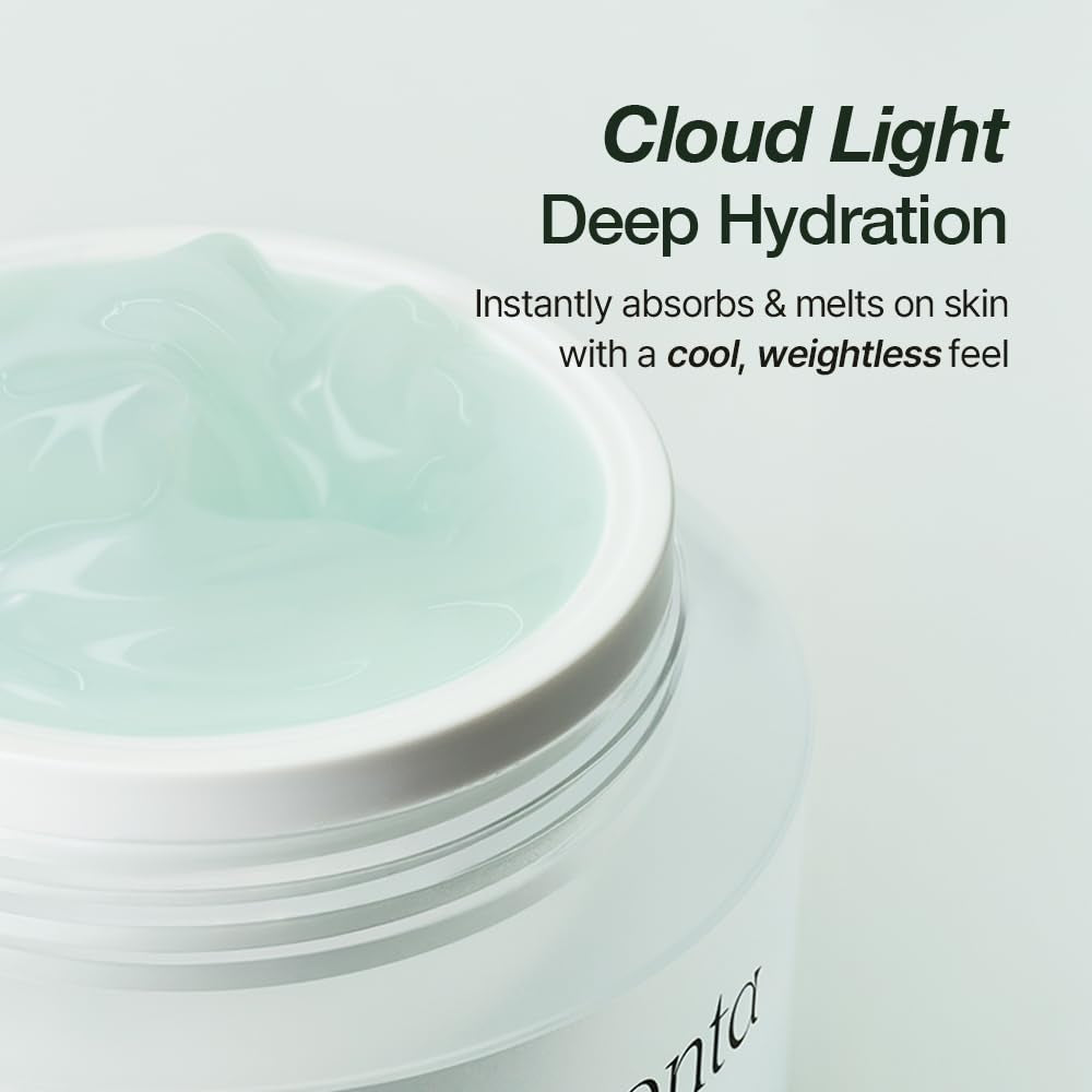 NATURAL DERMA PROJECT NDP Cica Cream - Gel Face Moisturizer for Sunburn Relief, Lightweight Korean Moisturizer for Sensitive Skin, Centella Asiatica, Hydrating, Calming, Soothing (1.7 Fl Oz / 50Ml)