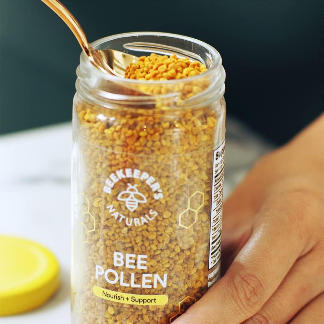 Beekeeper's Naturals Bee Pollen – 150g | Nature’s Multivitamin for Energy & Recovery