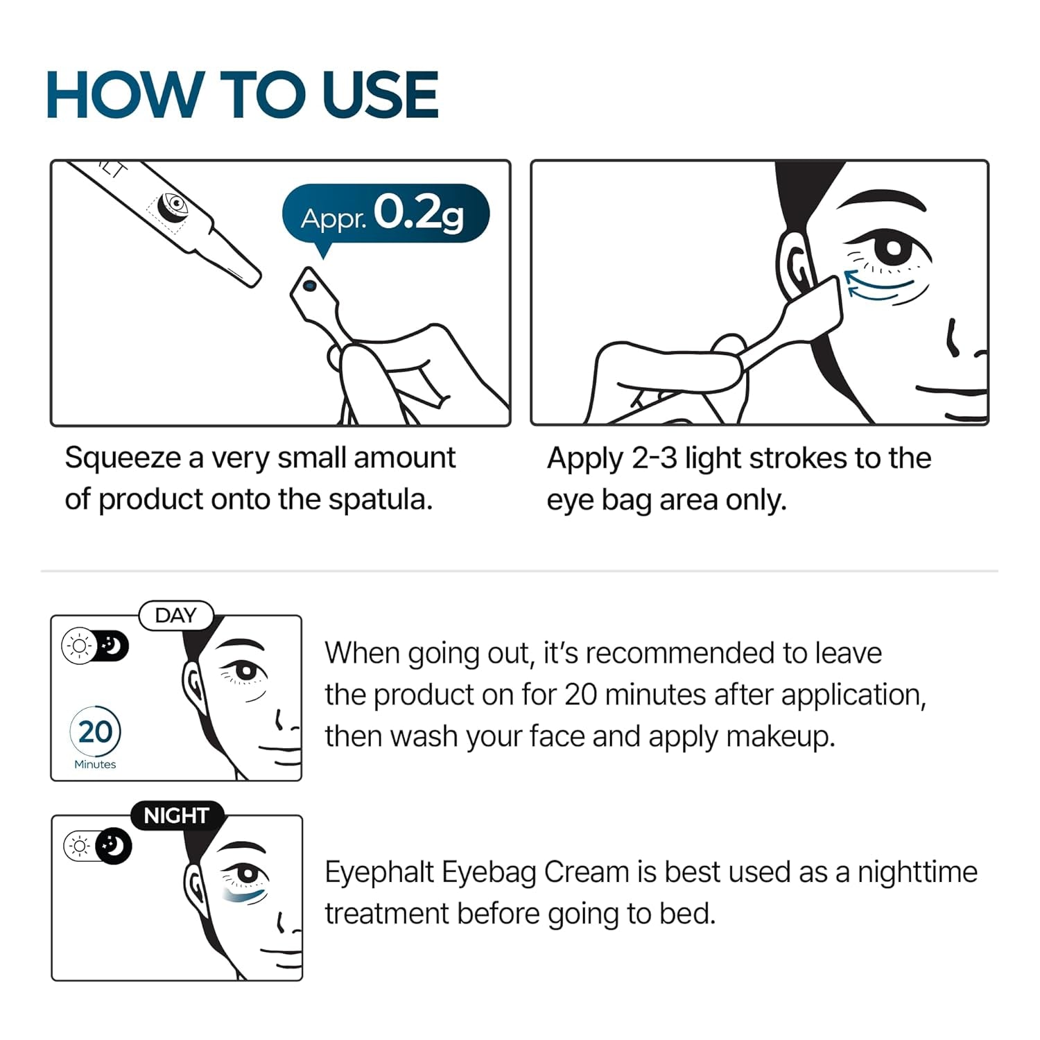 Dr.Melaxin Eyephalt Eye Bag Cream – Intensive Under-Eye Treatment for Puffiness & Dark Circles | 10ml | Korean Skincare
