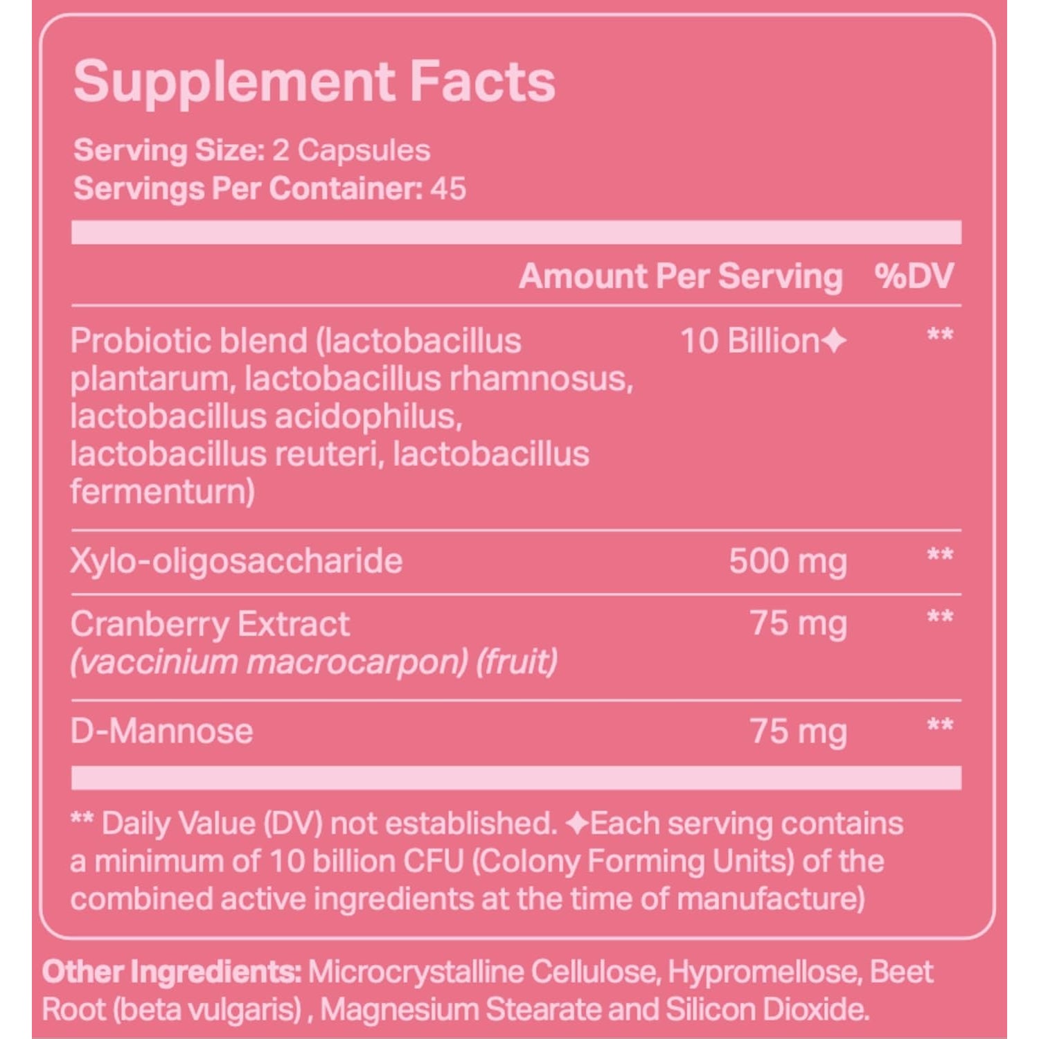Trigg Vaginal Probiotics for Women- Ph Balance, Digestion, UT- Female Health Supplement with Cranberry- Prebiotic Blend, Lactobacillus- Promote Healthy Vaginal Odor & Flora- Feminine Probiotic- 90 Ct