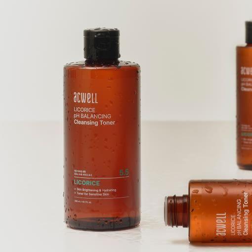 Acwell Licorice pH Balancing Cleansing Toner - 300ml - Glam Global UKacwell
