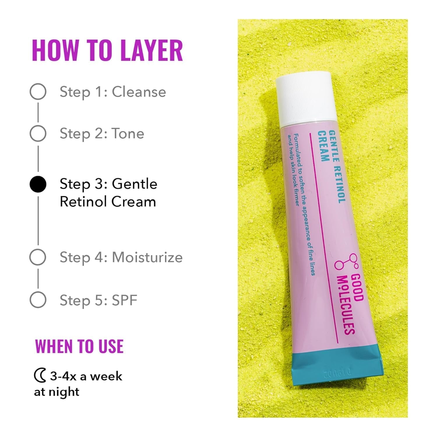 Good Molecules Gentle Retinol Night Cream – 50ml