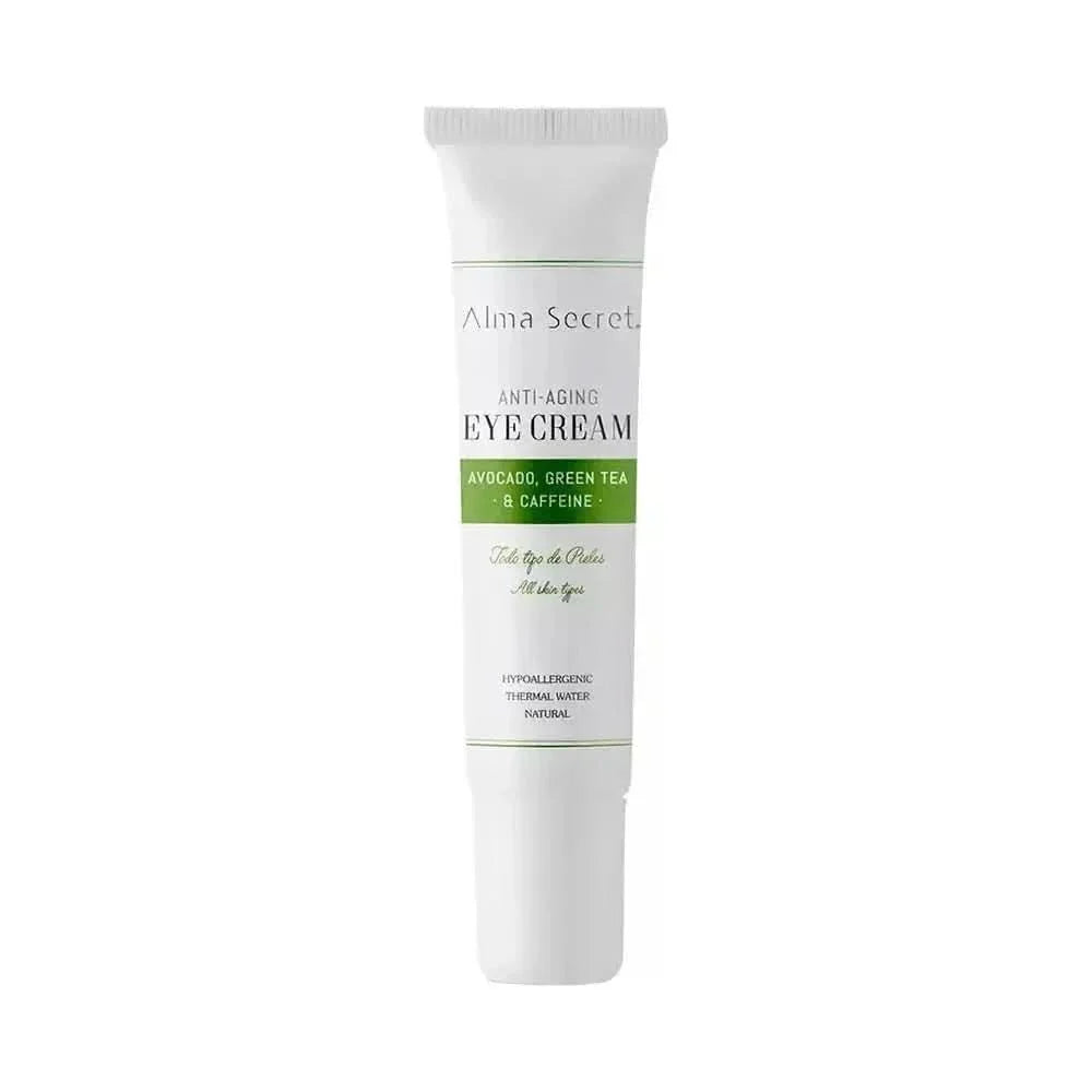Alma Secret Anti - aging EYE CREAM with avocado, green tea & caffeine - 10ml - Glam Global UKAlma Secret