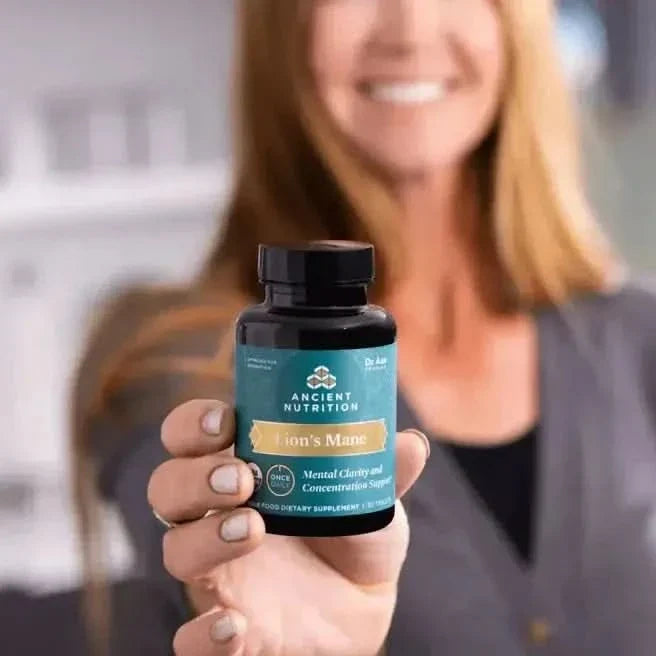 Ancient Nutrition Mushrooms Organic Lion's Mane - 30 Capsules - Glam Global UKAncient Nutrition