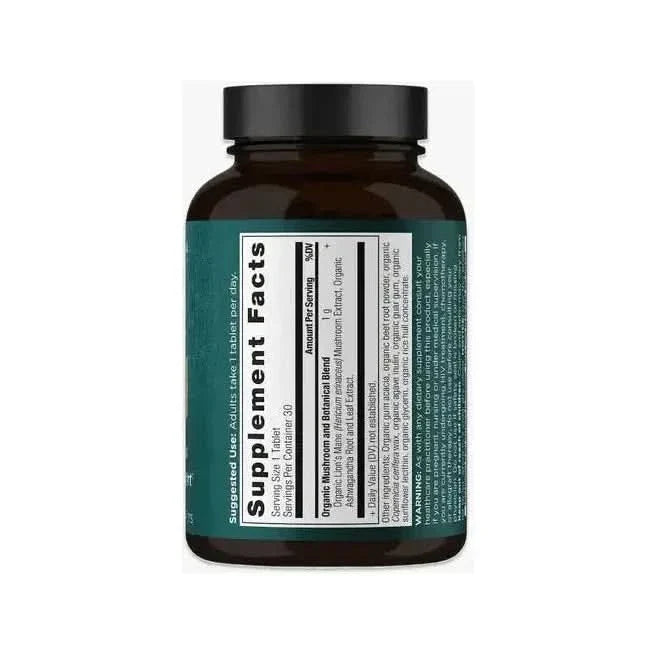 Ancient Nutrition Mushrooms Organic Lion's Mane - 30 Capsules - Glam Global UKAncient Nutrition