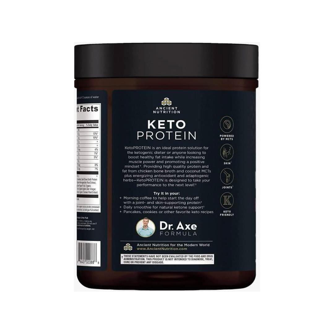Ancient Nutrition Keto Protein - Chocolate (17 Servings) - Glam Global UKAncient Nutrition