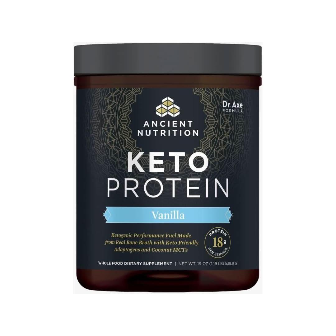 Ancient Nutrition Keto Protein - Vanilla (17 Servings) - Glam Global UKAncient Nutrition
