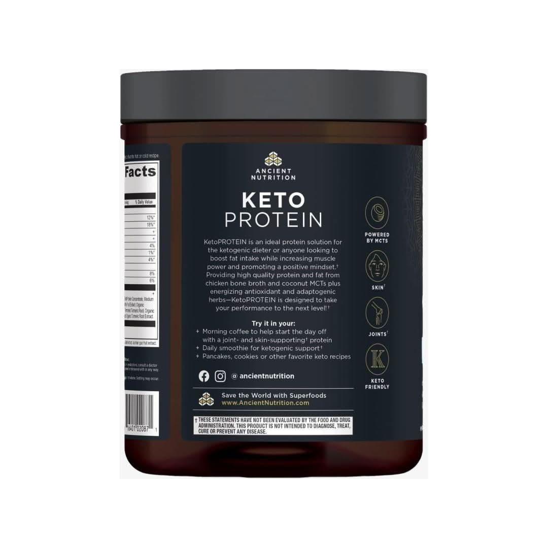 Ancient Nutrition Keto Protein - Vanilla (17 Servings) - Glam Global UKAncient Nutrition