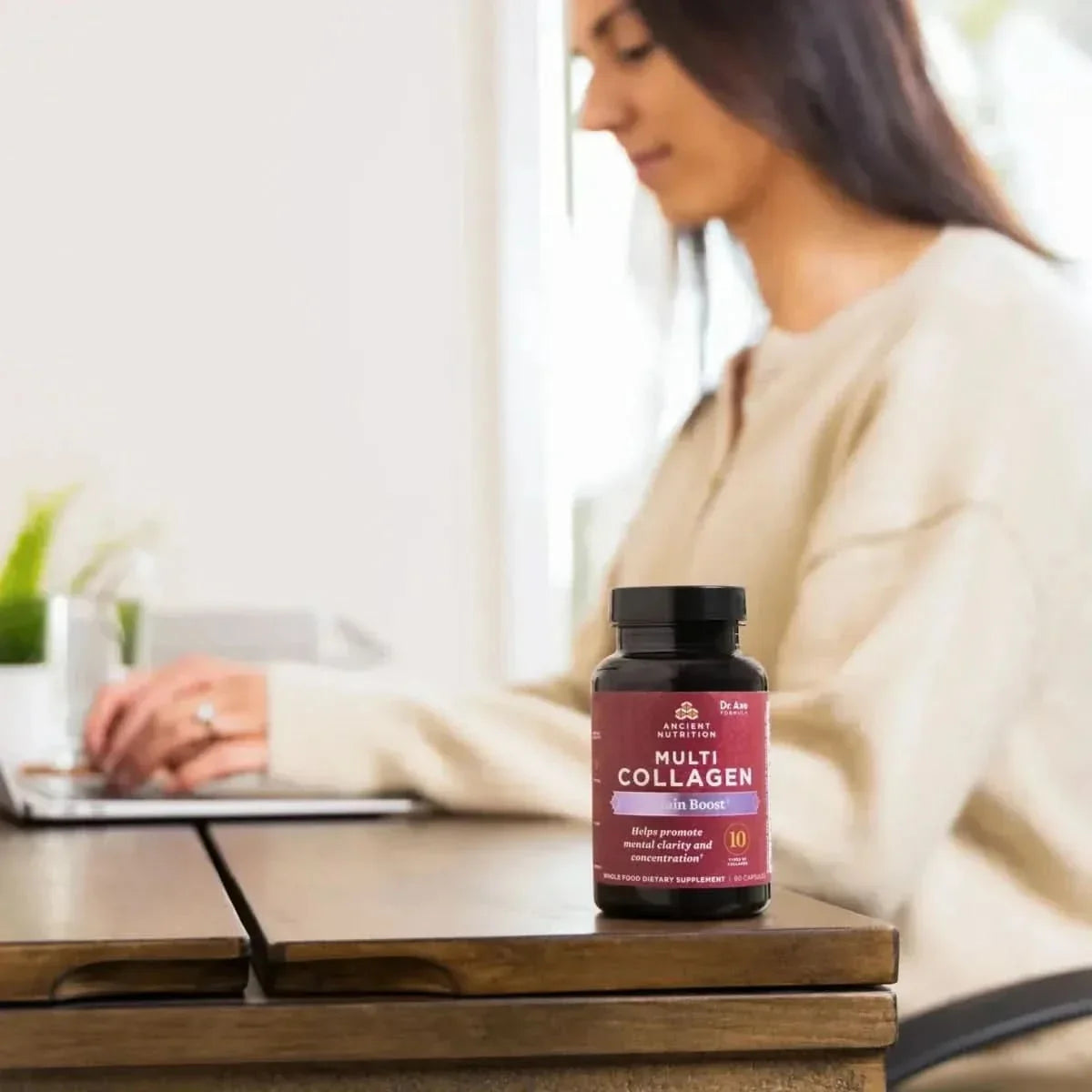 Ancient Nutrition Multi Collagen Protein Brain Boost (90 Capsules) - Glam Global UKAncient Nutrition