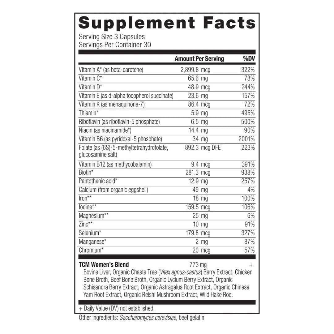 Ancient Nutrition Women's 21 Vitamins and Minerals (90 Capsules) - Glam Global UKAncient Nutrition