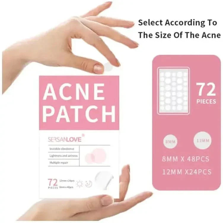 Anti - Acne Concealer Patch – Instant Acne Removal & Concealing Solution (72 Pcs) - Glam Global UKGlam Global UK