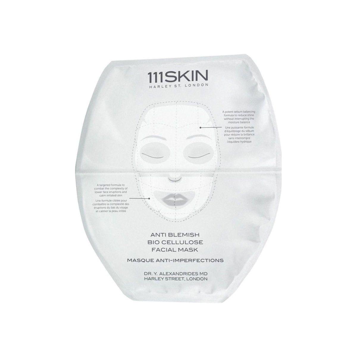 111SKIN Anti Blemish Biocellulose Facial Mask – 5 Count | Clear, Calm & Rejuvenate Skin - Glam Global UK111SKIN