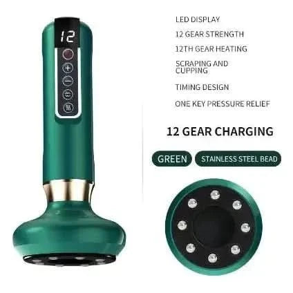 Anti - Cellulite Suction Cup - Electric Cupping and Massaging Device - Glam Global UKGlam Global UK