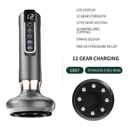 Anti - Cellulite Suction Cup - Electric Cupping and Massaging Device - Glam Global UKGlam Global UK
