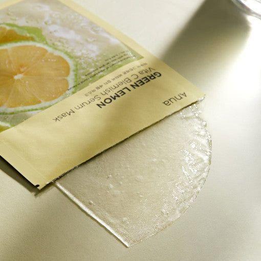 Anua Green Lemon Vita C Blemish Serum Mask 25ml X 10ea - Glam Global UKAnua