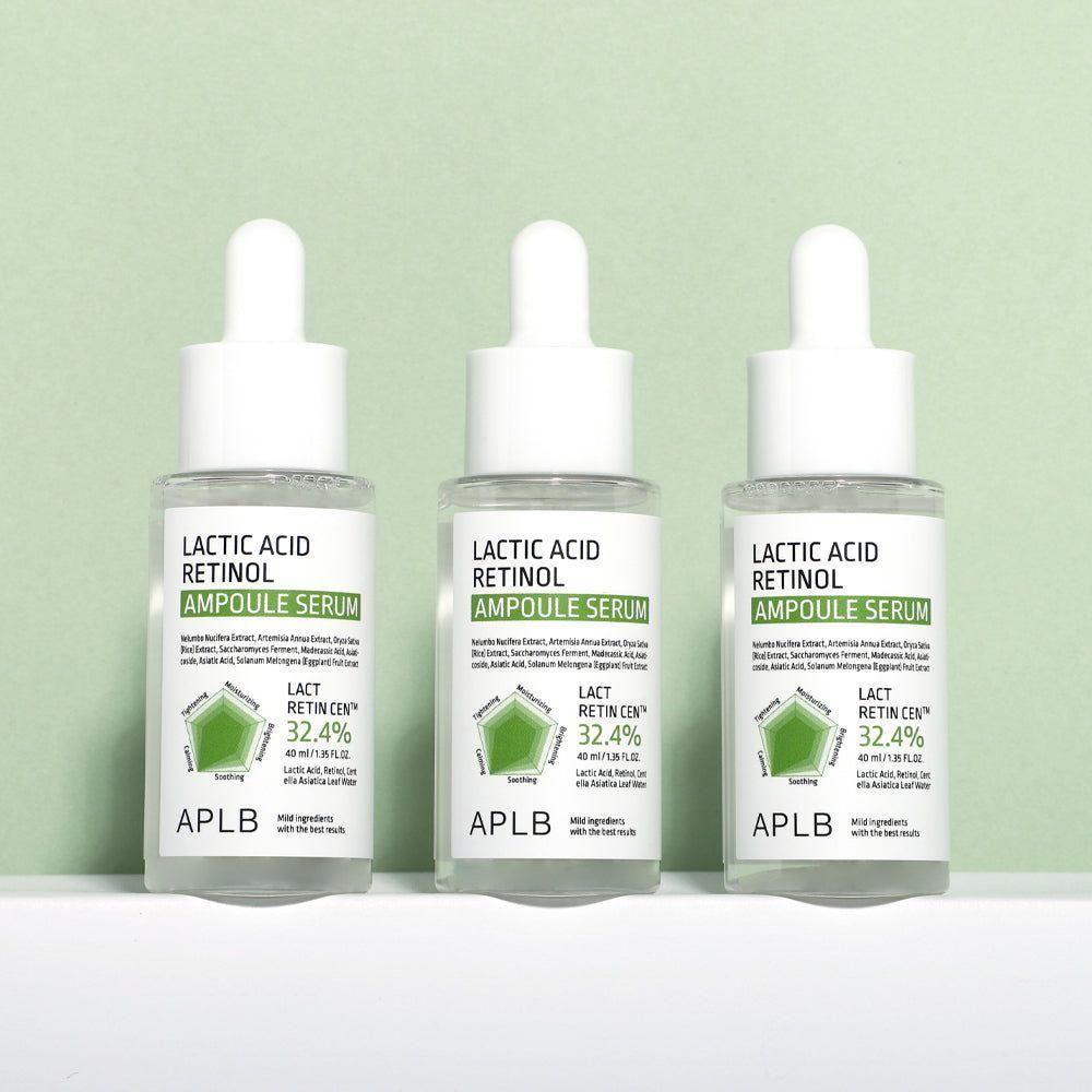 APLB Lactic Acid Retinol Ampoule Serum 40ml - Glam Global UKAPLB