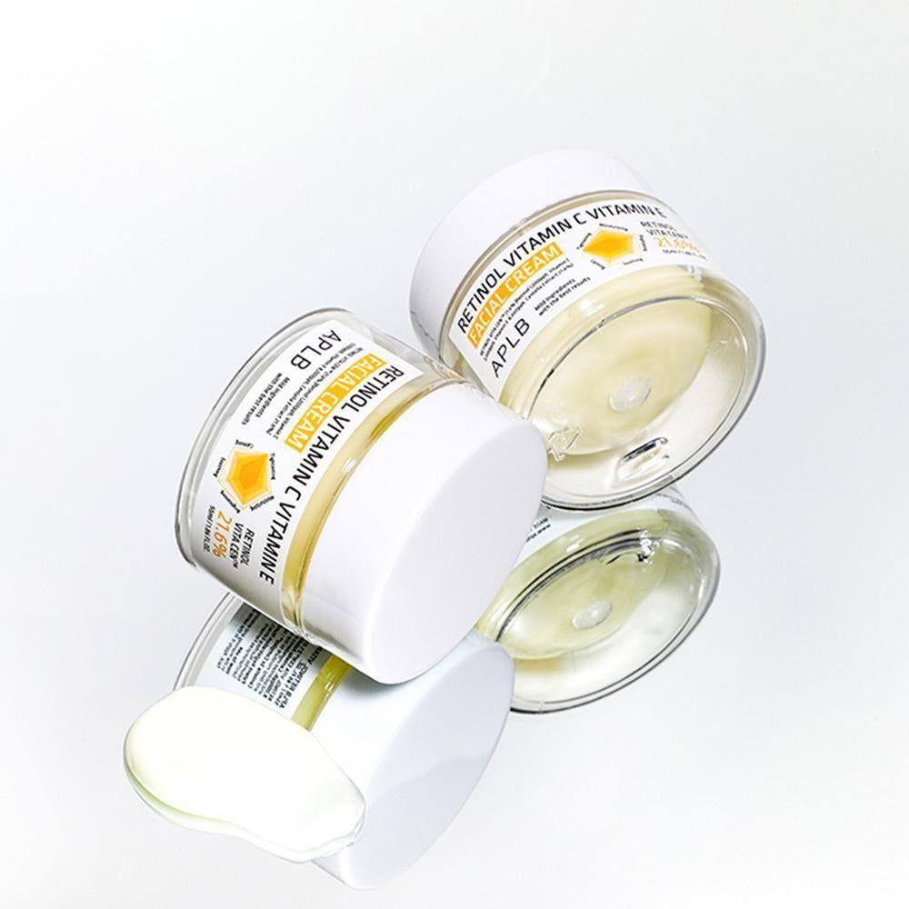 APLB Retinol Vitamin C Vitamin E Facial Cream - 55ml | Anti - Aging & Brightening Care - Glam Global UKAPLB