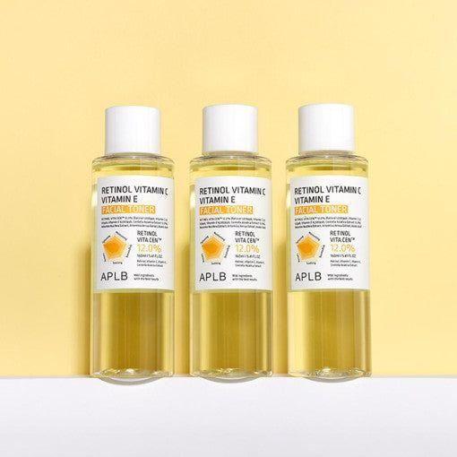 APLB Retinol Vitamin C Vitamin E Facial Toner - 160ml | Anti - Aging & Radiance Boost - Glam Global UKAPLB