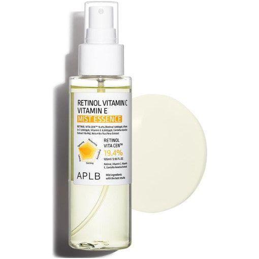 APLB Retinol Vitamin C Vitamin E Mist Essence - 105ml | Pore Care & Skin Revitalization - Glam Global UKAPLB