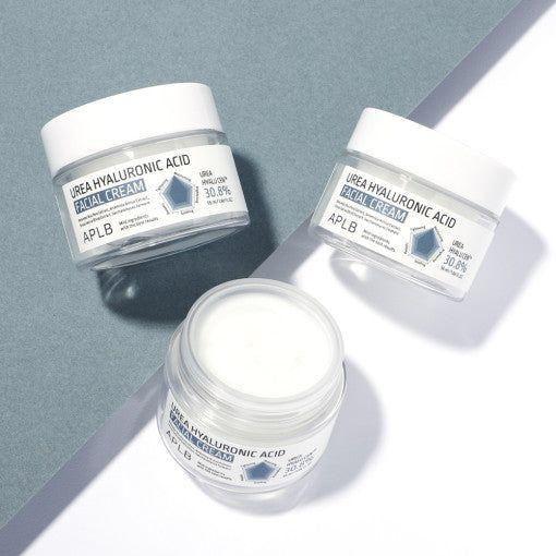 APLB Urea Hyaluronic Acid Facial Cream - 55ml | Intense Hydration & Skin Barrier Care - Glam Global UKAPLB