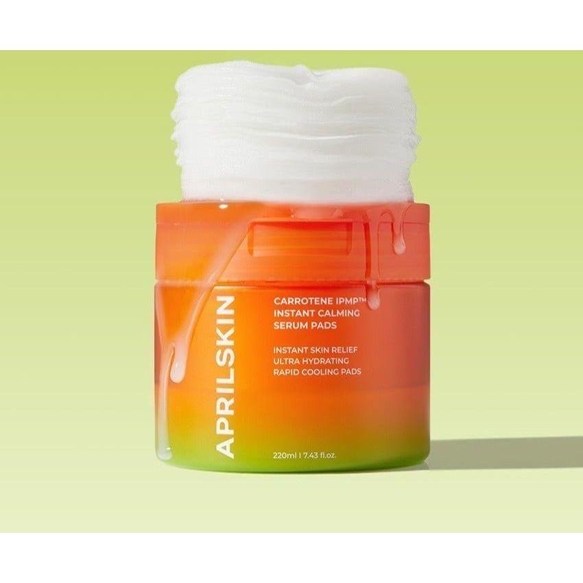 APRILSKIN Carrotene IPMP Instant Calming Serum Pads 220ml - Glam Global UKAPRILSKIN