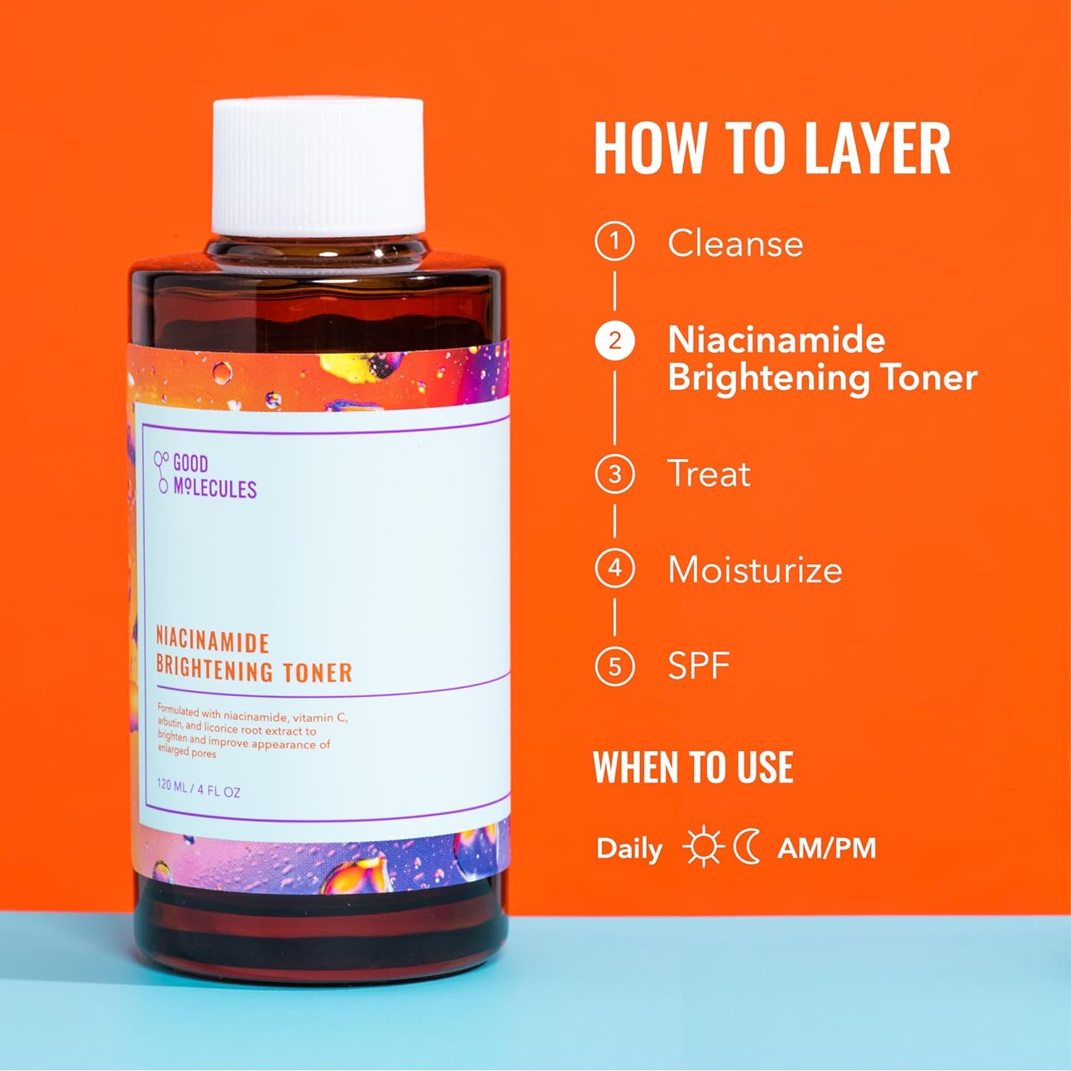 Good Molecules Niacinamide Brightening Toner – 120ml